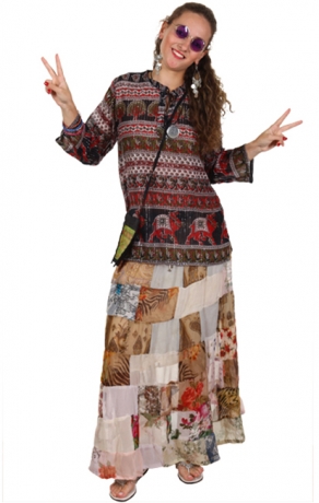 roupas anos 60 hippie